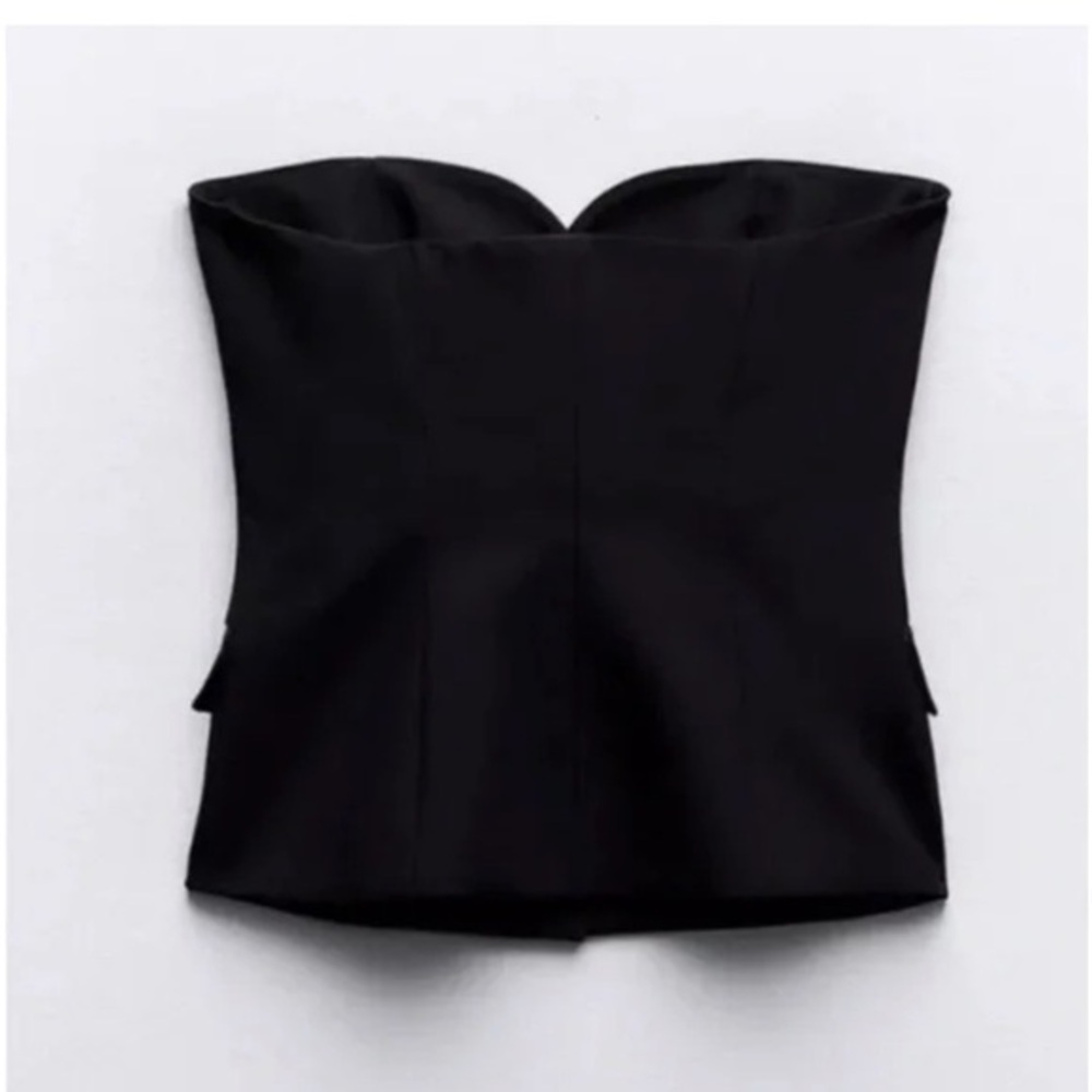 Black bustier Top - Picture 2 of 5
